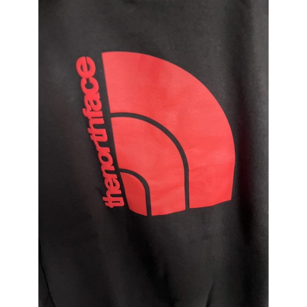 The North Face Coordinates Crewneck Sweatshirt Black Red‎ Size Small NEW